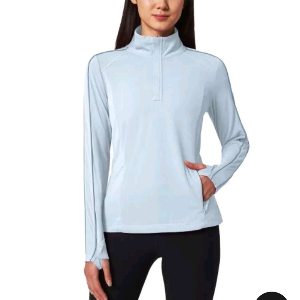 Mondetta Women's Active 1/4 Zip Long Sleeve Top Size XL